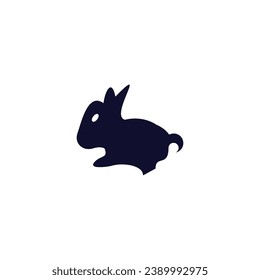 Rabbit logo template vector icon symbol illustration
