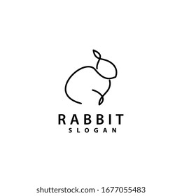 Rabbit Logo template vector illustration design