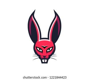 Rabbit Logo Vector Stock Vector (Royalty Free) 1221844423