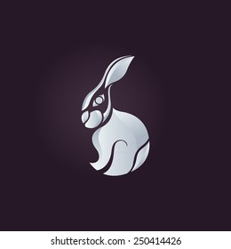 Rabbit logo vector