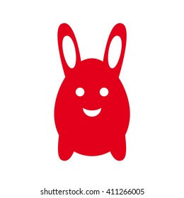 Rabbit logo vector