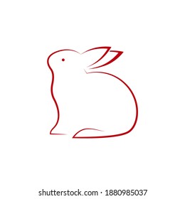 Rabbit logo and vector graphics