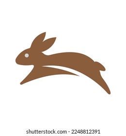 Kaninchenlogo, Vektorsymbol, Vektorgrafik
