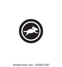 Rabbit logo vector template icon