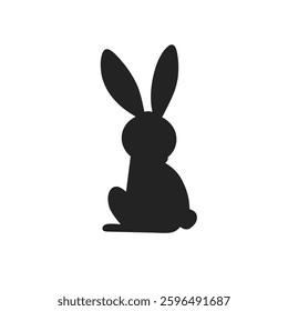 rabbit logo,rabbit vector white background 