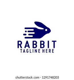 Rabbit Logos, Simple and Clear Design Logo Template