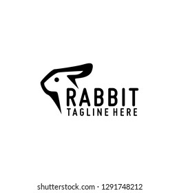 Rabbit Logos, Simple and Clear Design Logo Template