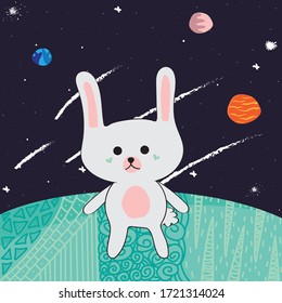 A rabbit losing in the universe