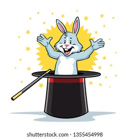 rabbit in the magic hat