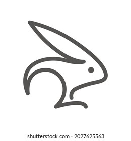 Rabbit Mammal Animal Pet Logo icon Symbol 