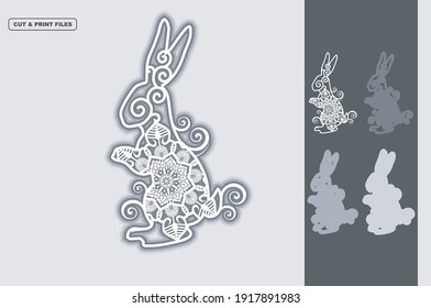 Free Mandala Rabbit Svg - 165+ Popular SVG Design