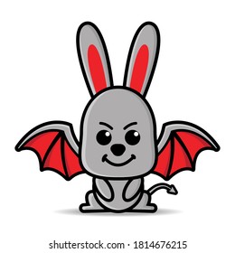 rabbit mascot characters   illustration cute cartoon animal