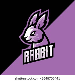 Rabbit Mascot E sport Logo Design