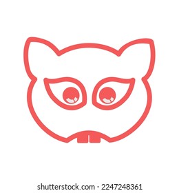 Rabbit mask vector design | mask design| Rabbit