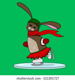 Rabbit on skates