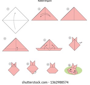 Rabbit Origami Diagram