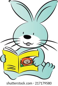 rabbit reading