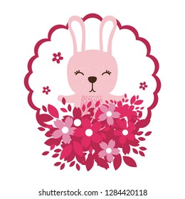 rabbit round icon