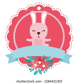 rabbit round icon