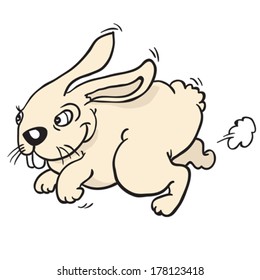 rabbit run cartoon