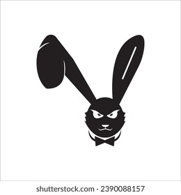 RABBIT RUN ICON VECTOR ILLUSTRATION SYMBOL DESIGN