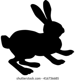 rabbit silhouette