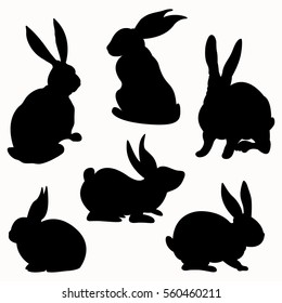 Rabbit Silhouette