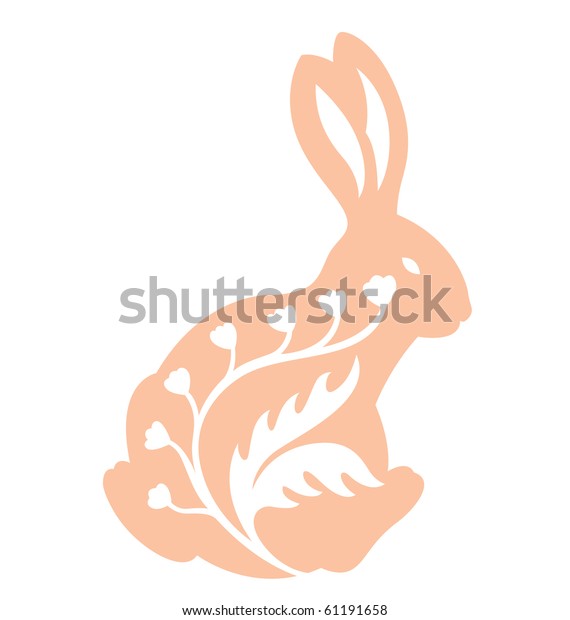 Download Rabbit Silhouette Back Illustrated Some Organic Stock ...