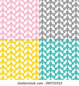 rabbit silhouette patterns