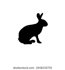 Rabbit silhouette that is suitable for your design