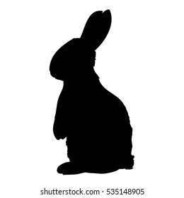 Download Bunny Silhouette Images, Stock Photos & Vectors | Shutterstock