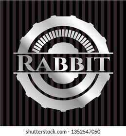 Rabbit silver badge or emblem