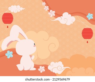 rabbit in the sky chinese moon festival