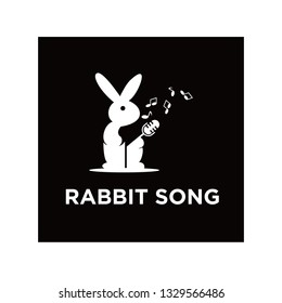 rabbit song logo design idea