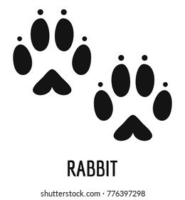 Rabbit Step Icon Simple Illustration Of Vector For Web