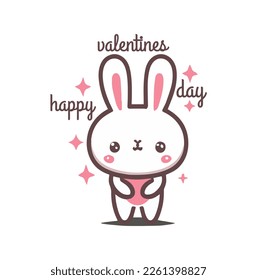 Rabbit sticker vector is a charming and playful illustration featuring a cute bunny character with a whimsical expression. Perfect for kids, nature-themed designs, and scrapbooking.