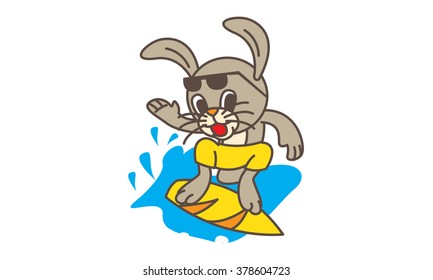 Rabbit Surfing 