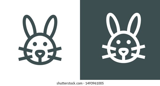 Rabbit Symbol Sign Icon Vector