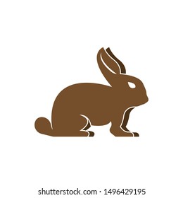 Rabbit template vector icon illustration design