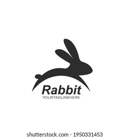 Rabbit template vector icon illustration design