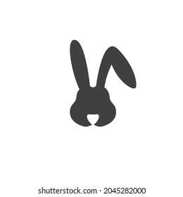 Rabbit template vector icon illustration design