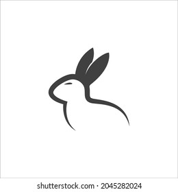 Rabbit template vector icon illustration design