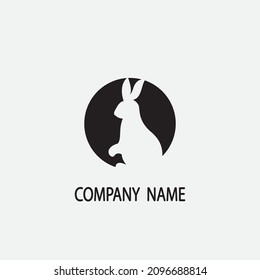 Rabbit template vector icon illustration design