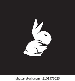 Rabbit template vector icon illustration design