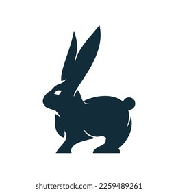 Rabbit template vector icon illustration design