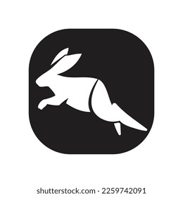 Rabbit template vector icon illustration design