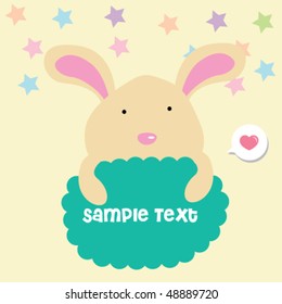 bunny textart