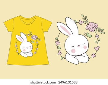 rabbit  theme girl dress design