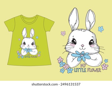 rabbit  theme girl dress design