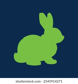 Rabbit trendy artwork pleasant abstract vector illustration colorful practical design.eps